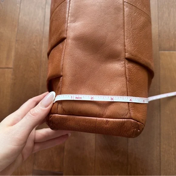 Coach Leather Madison Pinnacle Drifter Satchel in Cognac colour - Picture 15 of 15